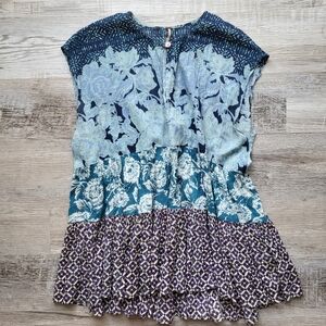 Free People Gotta Have You Sheer Boho Flowy Top Small